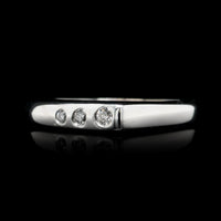 14K White Gold Estate Diamond Ring