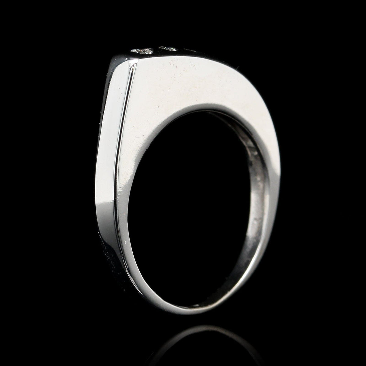 14K White Gold Estate Diamond Ring