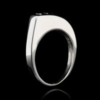 14K White Gold Estate Diamond Ring