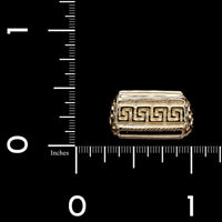 14K Yellow Gold Estate Greek Key Motif Ring