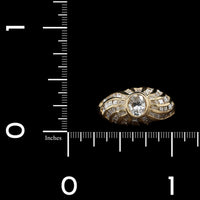 18K Yellow Gold Estate Diamond Ring