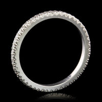 18K White Gold Estate Diamond Eternity Band
