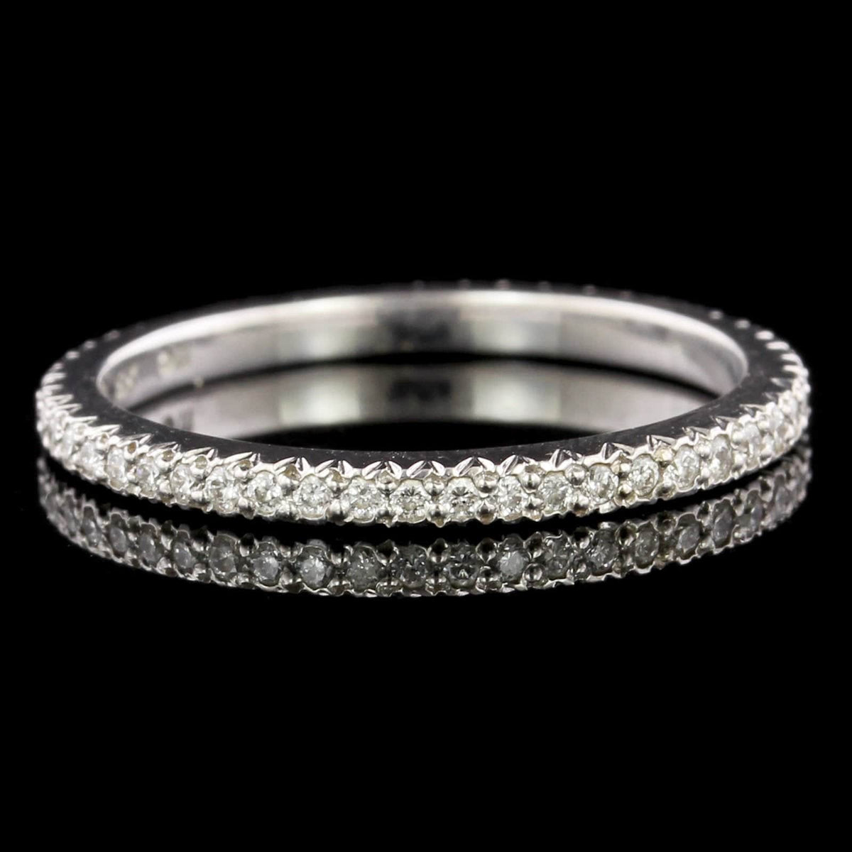 18K White Gold Diamond Eternity Band