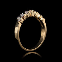 14K Yellow Gold Estate Diamond Band