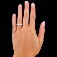 14K White Gold Estate Diamond Eternity Band