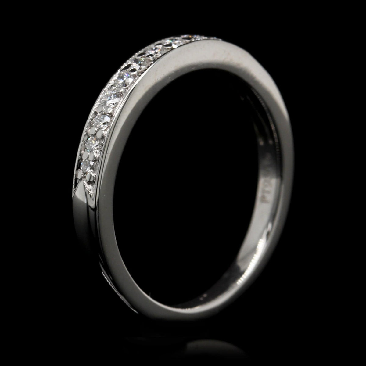 Platinum Estate Diamond Band