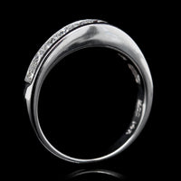 14K White Gold Estate Diamond Band