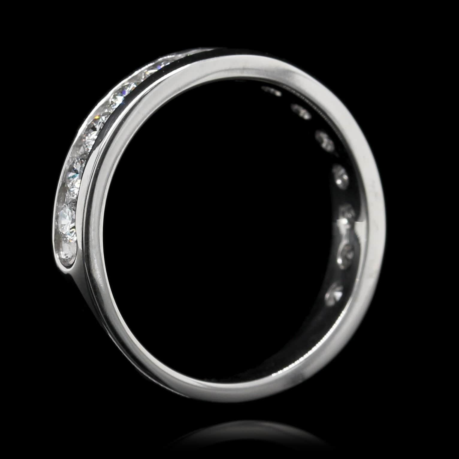 Platinum Estate Diamond Band