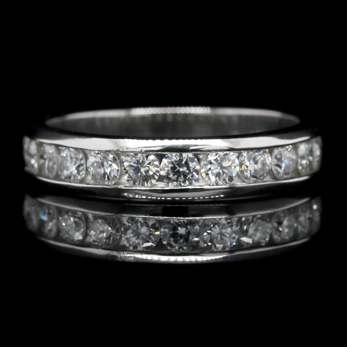 Platinum Estate Diamond Band
