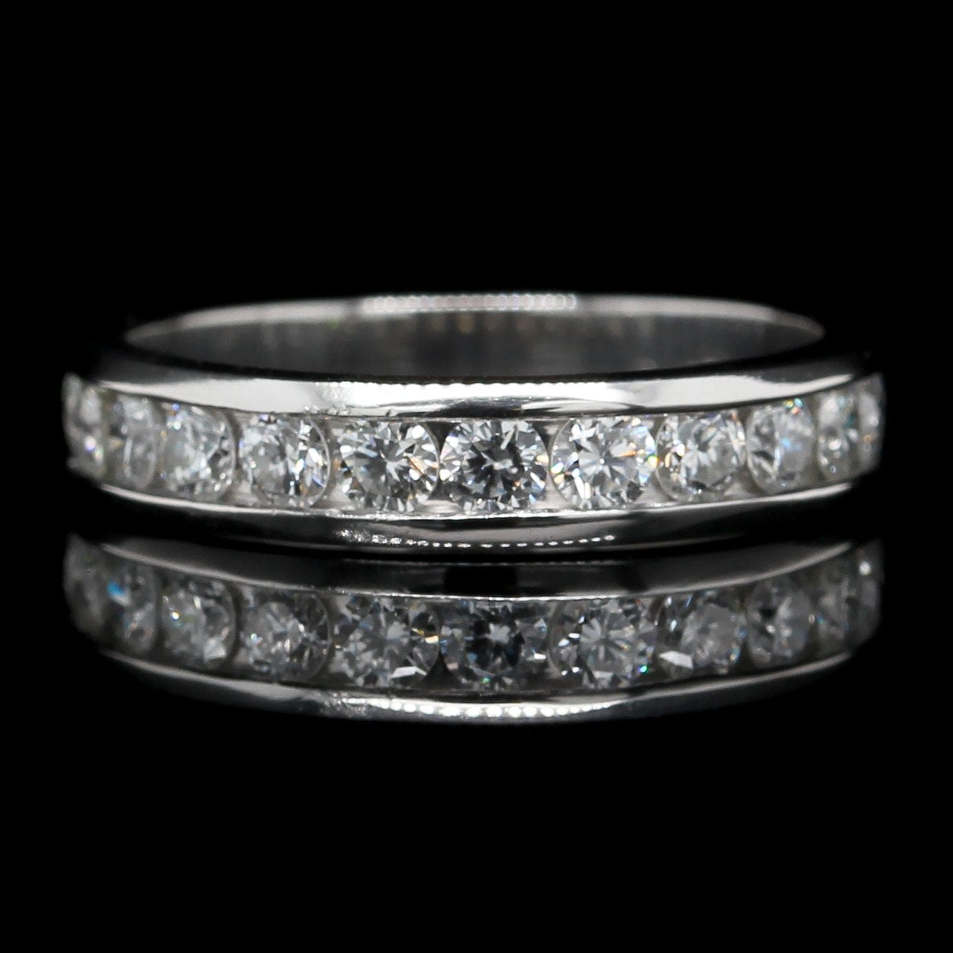 Platinum Estate Diamond Band
