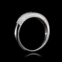 14K White Gold Estate Diamond Band