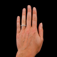 Platinum Estate Diamond Band