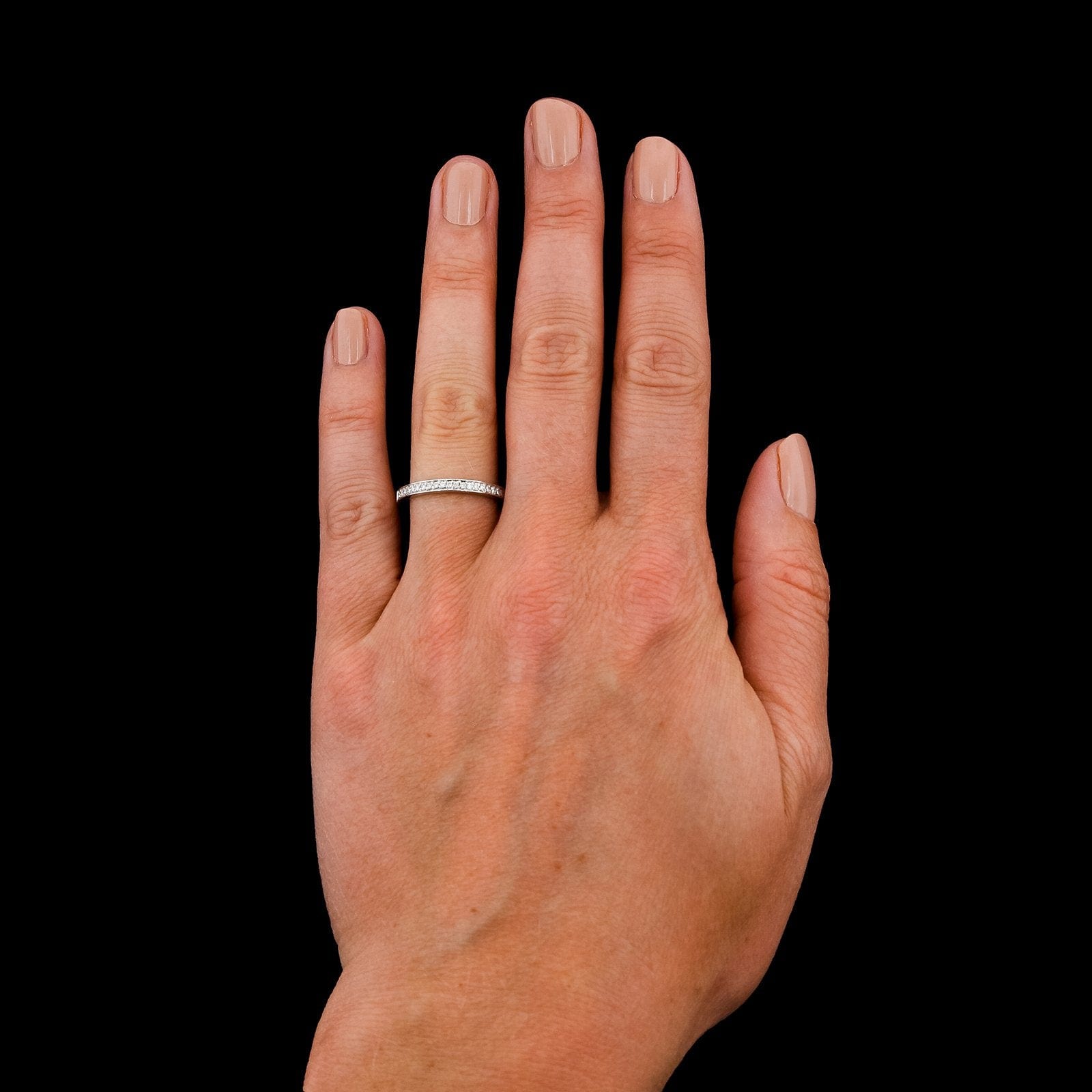 Platinum Estate Diamond Band