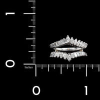 Platinum Estate Diamond Wrap Insert Ring