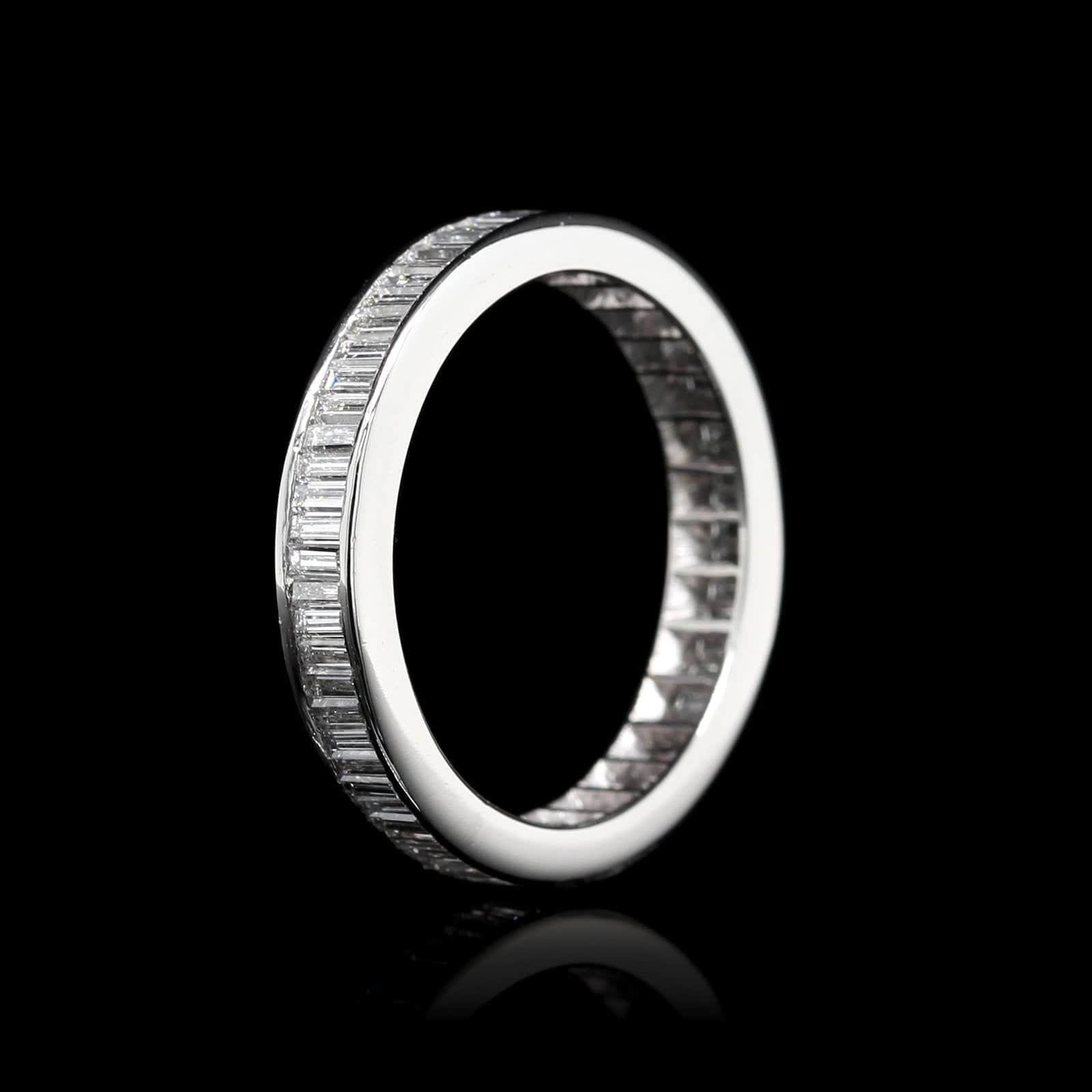Platinum Estate Diamond Eternity Band