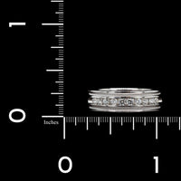 14K White Gold Estate Diamond Band