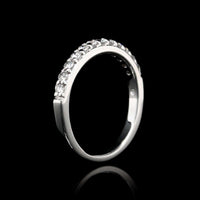 18K White Gold Estate Diamond Band