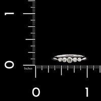 14K White Gold Estate Diamond Band