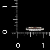 14K White Gold Estate Diamond Eternity Band