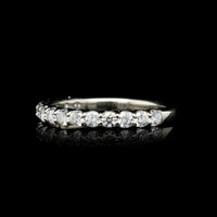 18K White Gold Estate Diamond Band
