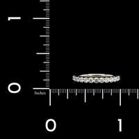 18K White Gold Estate Diamond Band