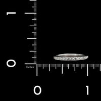 14K White Gold Estate Diamond Band