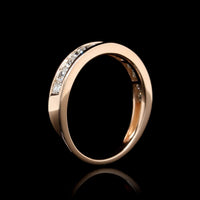 14K Rose Gold Estate Diamond Band