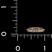 14K Yellow Gold Estate Diamond Band