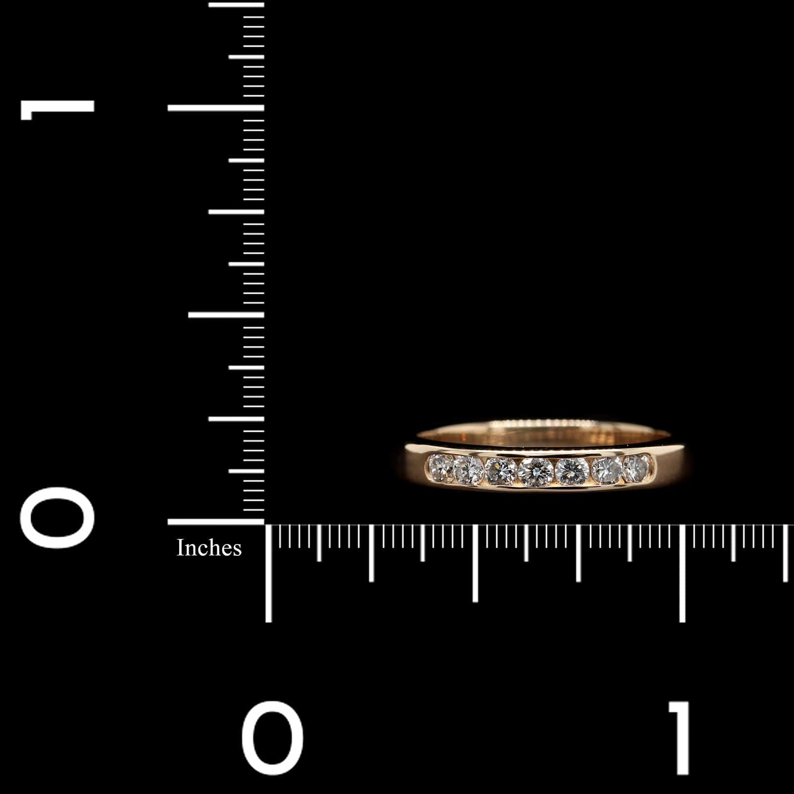 14K Yellow Gold Estate Diamond Band