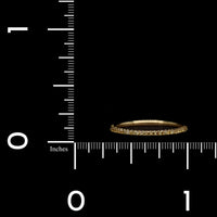 Hidalgo 18k Yellow Gold Estate Yellow Diamond Band