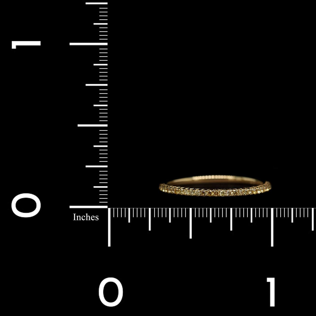 Hidalgo 18k Yellow Gold Estate Yellow Diamond Band