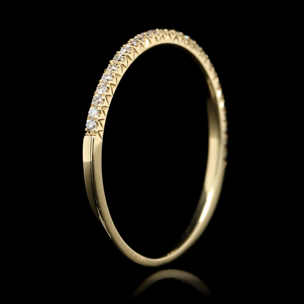 Hidalgo 18k Yellow Gold Estate Diamond Band