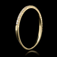 Hidalgo 18k Yellow Gold Estate Diamond Band