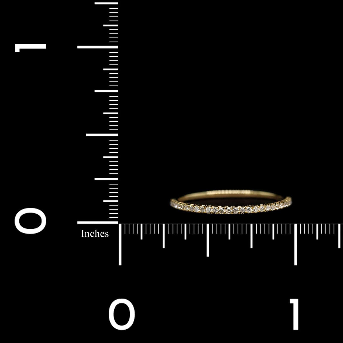 Hidalgo 18k Yellow Gold Estate Diamond Band