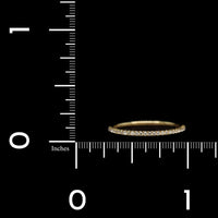 Hidalgo 18k Yellow Gold Estate Diamond Band