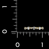 18K Yellow Gold Estate Diamond Band