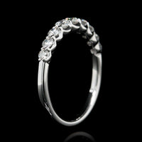 14K White Gold Estate Diamond Band