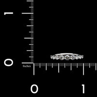 14K White Gold Estate Diamond Band