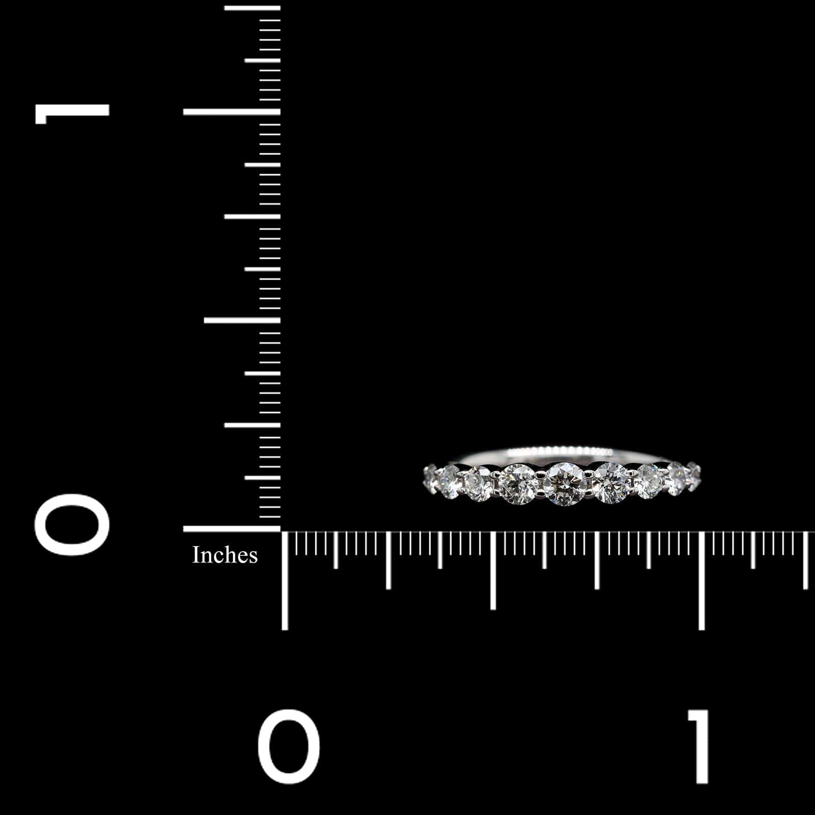 14K White Gold Estate Diamond Band