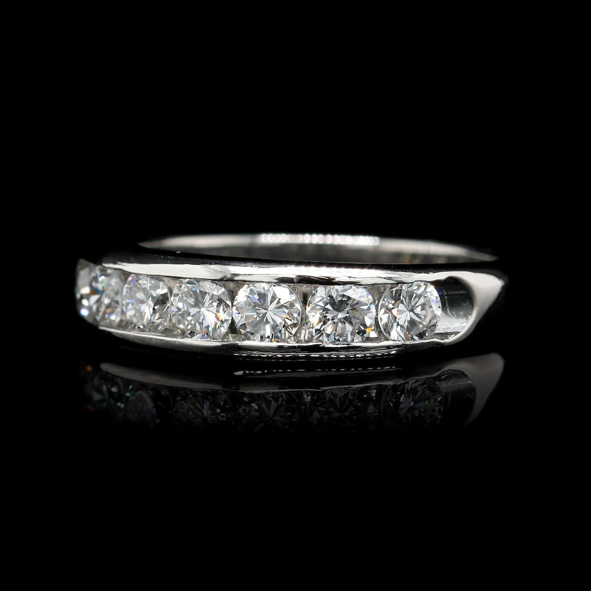 Platinum Estate Diamond Band