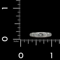 Platinum Estate Diamond Band