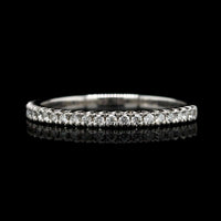 18K White Gold Estate Diamond Band