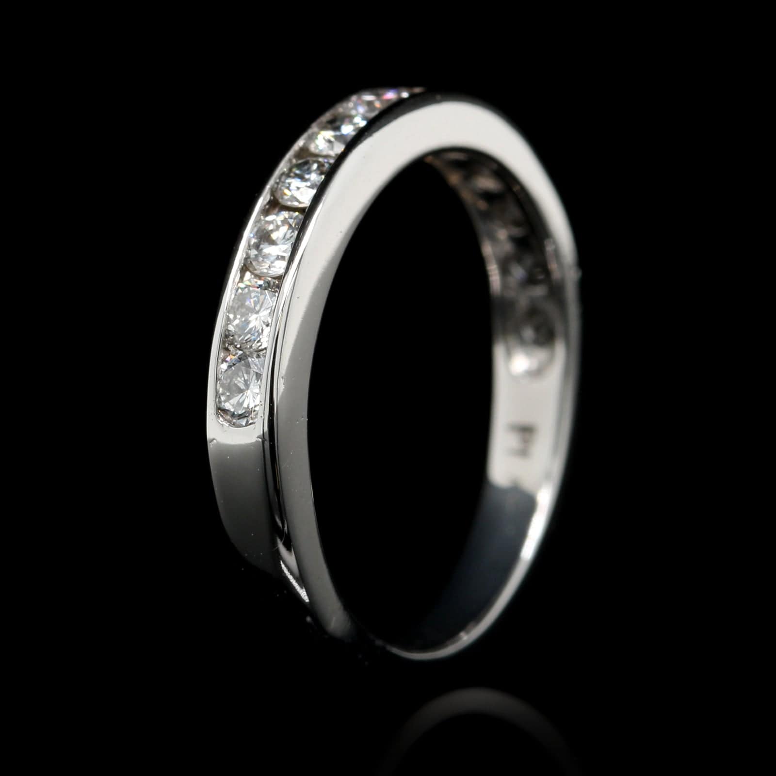 Platinum Estate Diamond Band