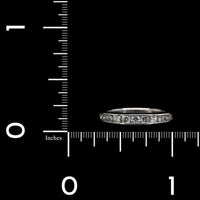 Platinum Estate Diamond Band