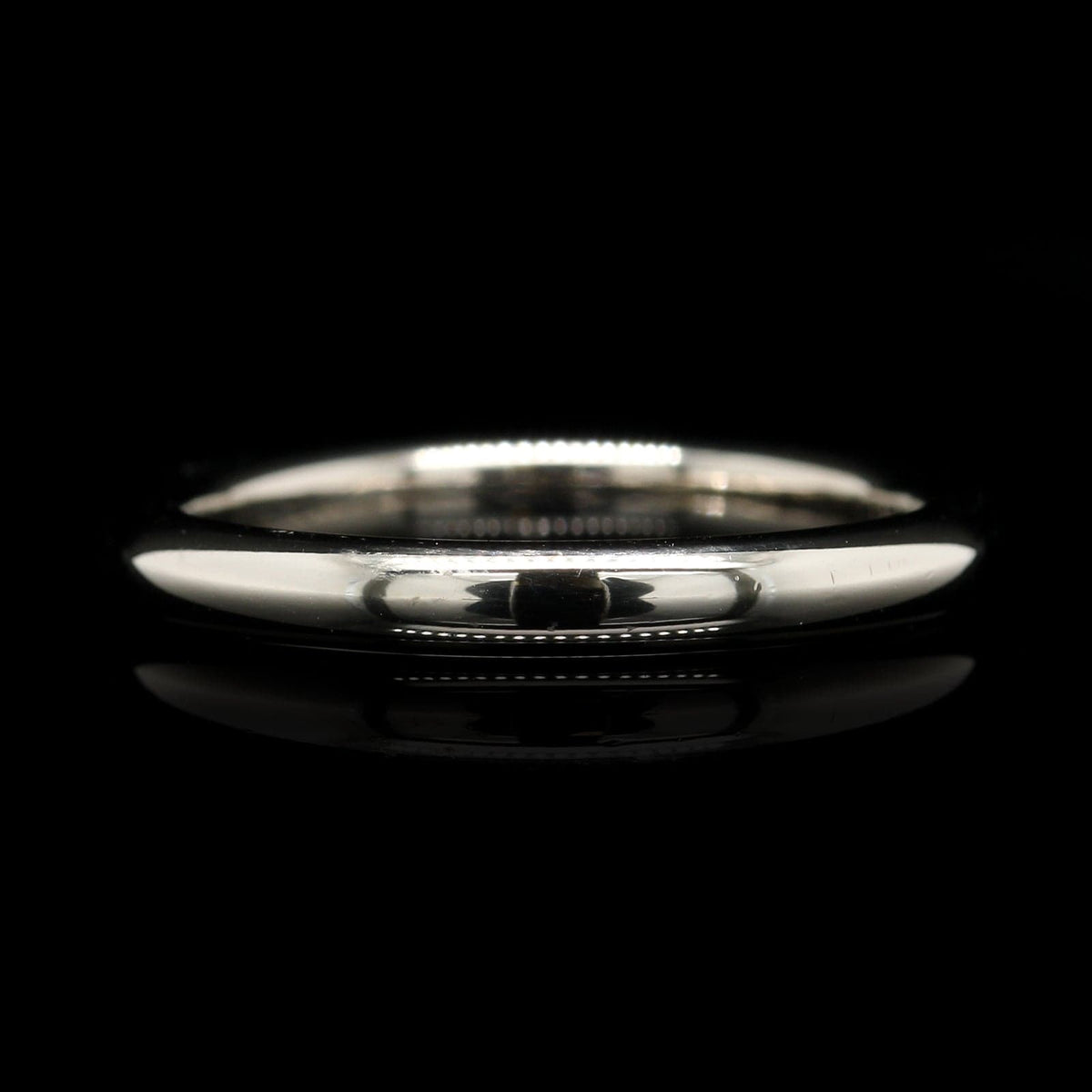 14K White Gold Estate Band