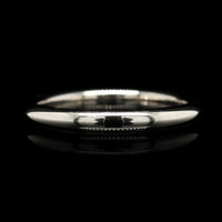 14K White Gold Estate Band