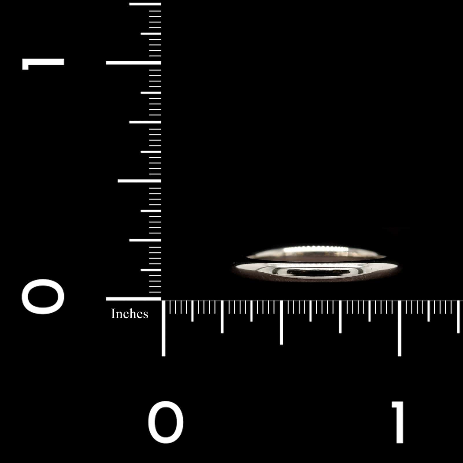 14K White Gold Estate Band