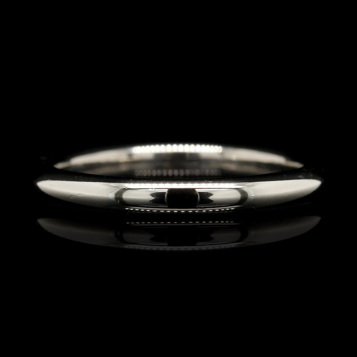14K White Gold Estate Band