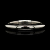 14K White Gold Estate Band