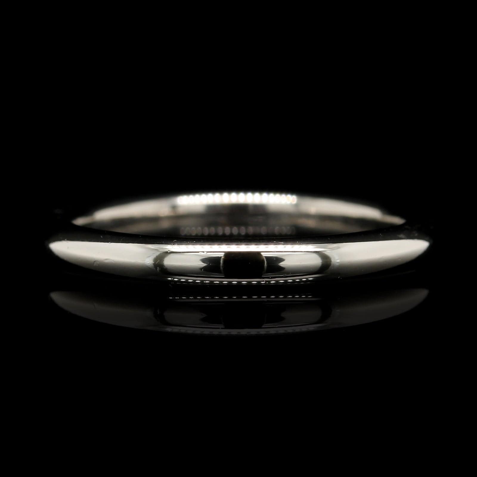 14K White Gold Estate Band